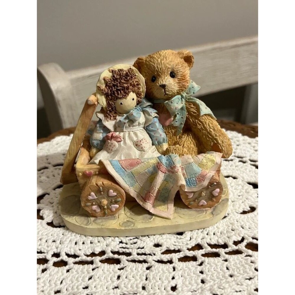 Cherished teddies Molly figurine Cottagecore